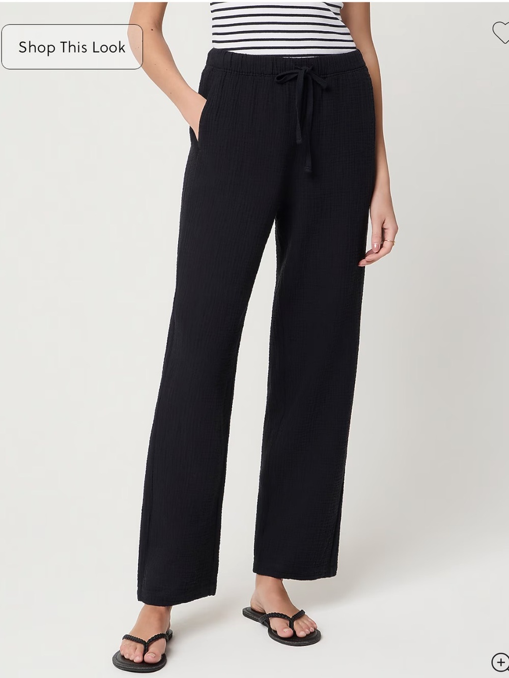 NWT J. Crew Double-gauze drawstring pant size 0T